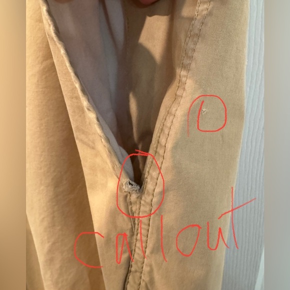 Columbia Washed Out Chino Shorts Men’s Size 40 10in. Inseam Outdoor Khaki Beige - Picture 5 of 7